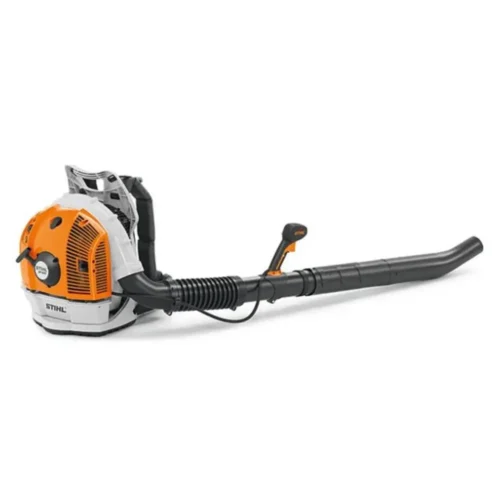 Reppupuhallin Stihl BR 600 lisäkahvalla