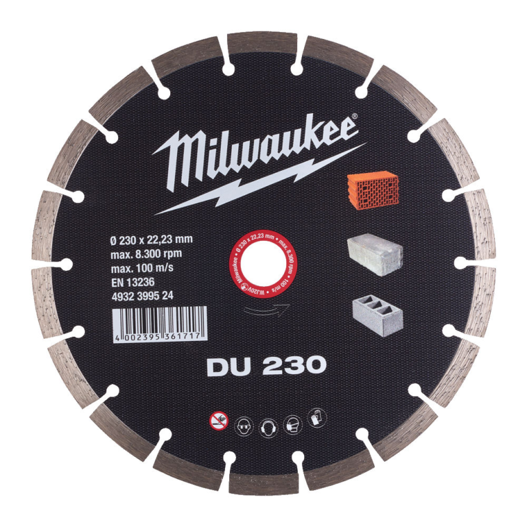 Timantti-katkaisulaikka Milwaukee DU 230x22,2 mm