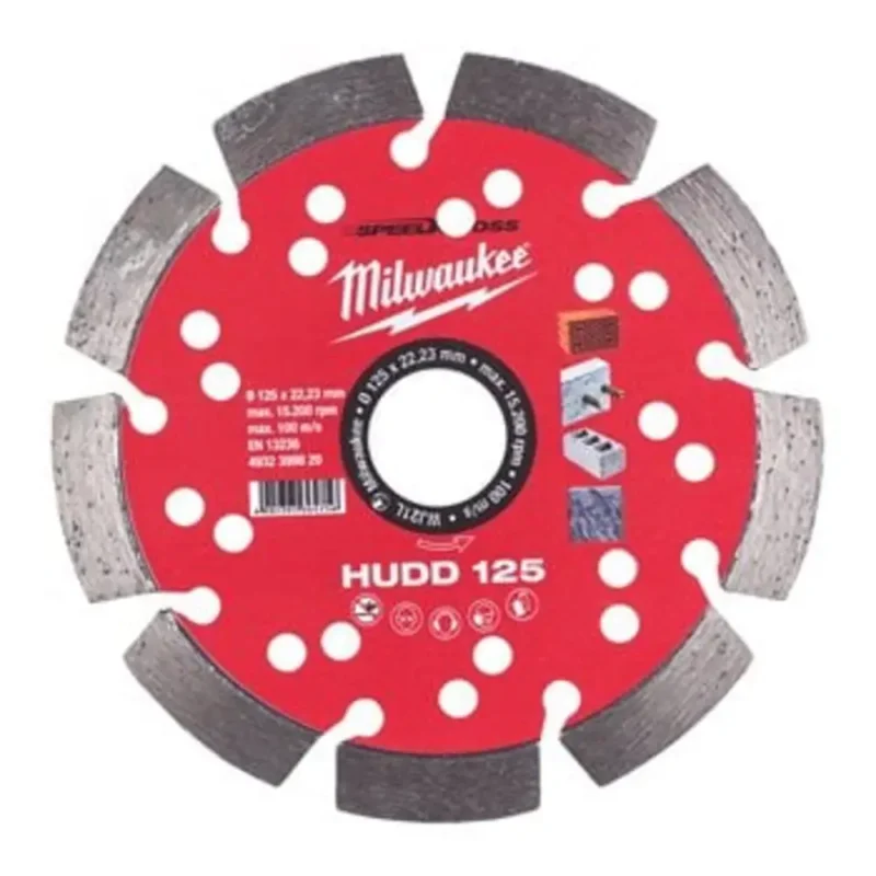 Timantti-katkaisulaikka Milwaukee DUT 125x22,2 mm