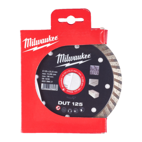 Timantti-katkaisulaikka Milwaukee DUT 125x22,2 mm