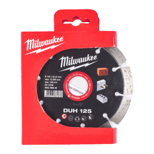 Timantti-katkaisulaikka Milwaukee DUH 125x22,2 mm