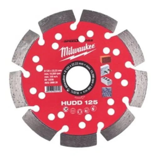 Timantti-katkaisulaikka Milwaukee Premium Hudd 125x22,2 mm