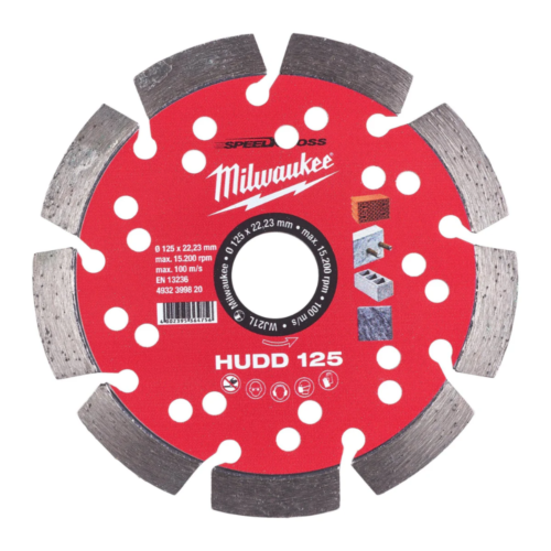 Timantti-katkaisulaikka Milwaukee Premium Hudd 125x22,2 mm