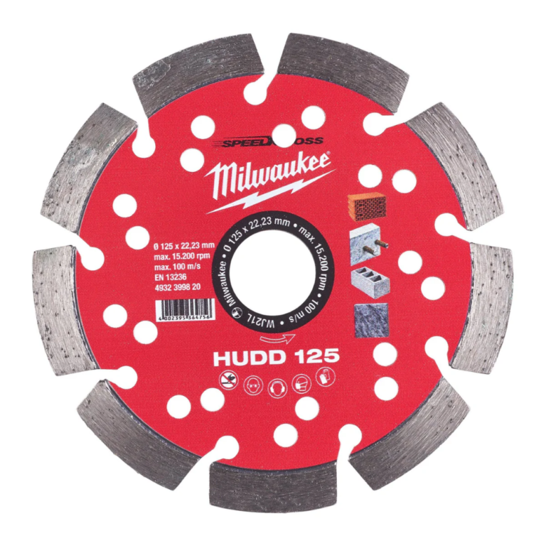 Timantti-katkaisulaikka Milwaukee Premium Hudd 125x22,2 mm