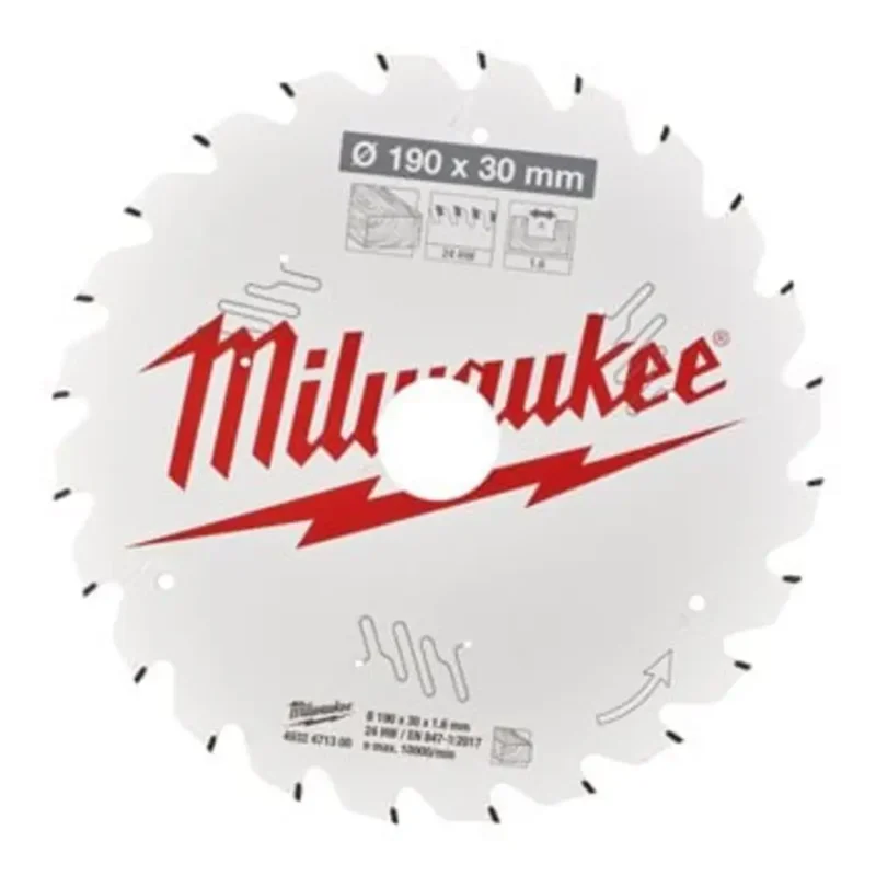Pyörösahanterä Milwaukee 190X30X1,6x36