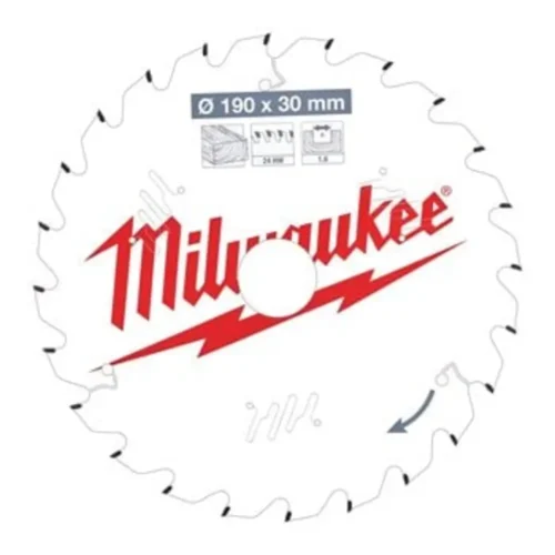 Pyörösahanterä Milwaukee 190X30X2
