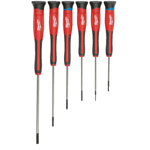 Tarkkuusruuvimeisselisarja Milwaukee 6 kpl