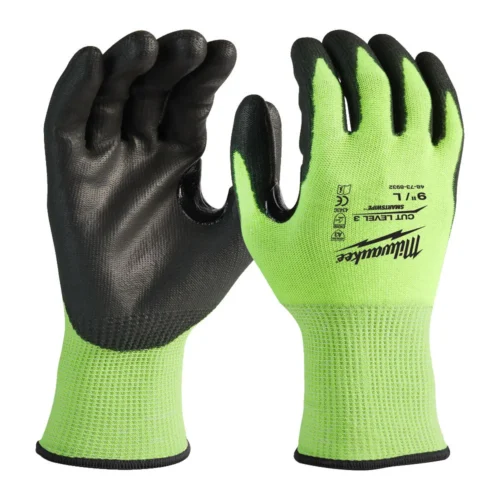 Viiltosuojahanska Milwaukee HI-VIS, koko M/8