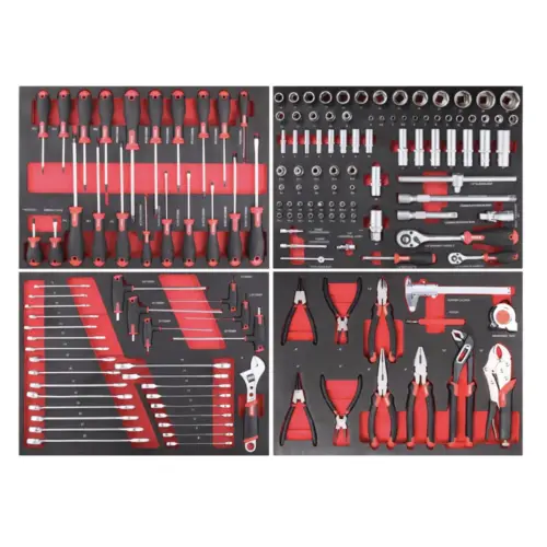 Työkaluvaunu työkaluilla Timco Elite 14ltk 489-osainen