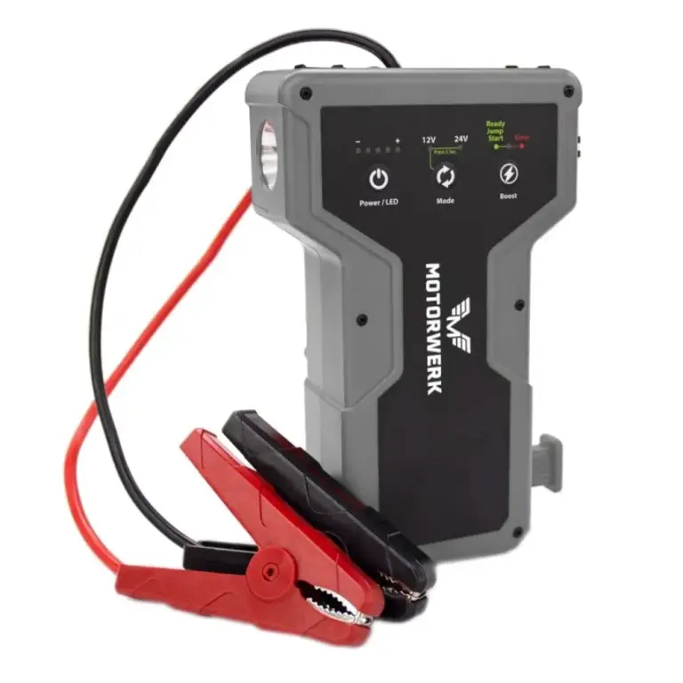 Raskaan kaluston apukäynnistin Motorwerk 12/24V 27000mAh