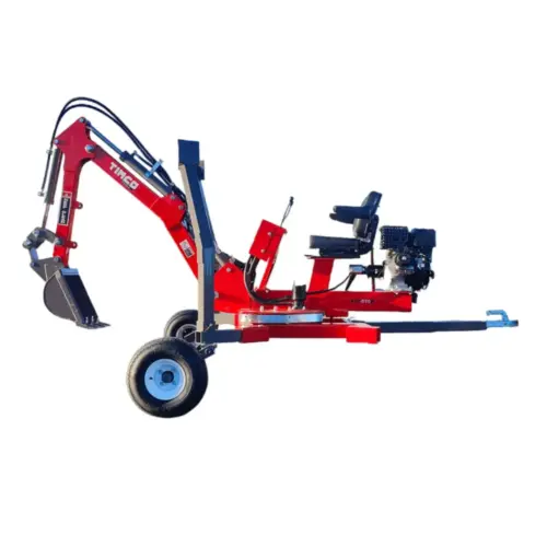 Kaivuulaite Timco ATV-570R 360 astetta pyörivä, 15hp moottorilla ja 30cm kauhalla