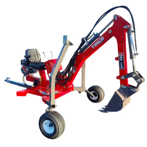 Kaivuulaite Timco ATV-570R 360 astetta pyörivä, 15hp moottorilla ja 30cm kauhalla