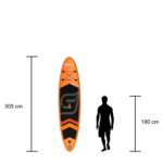 SUP-Lauta iSport SeaDevil 3,05 m
