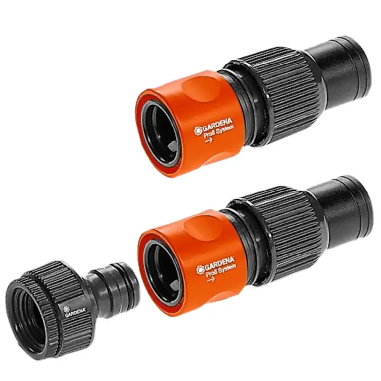 Liitinsarja Gardena Profi Maxi-Flow 19 mm (2 Profi + hanaliitin + sov.)