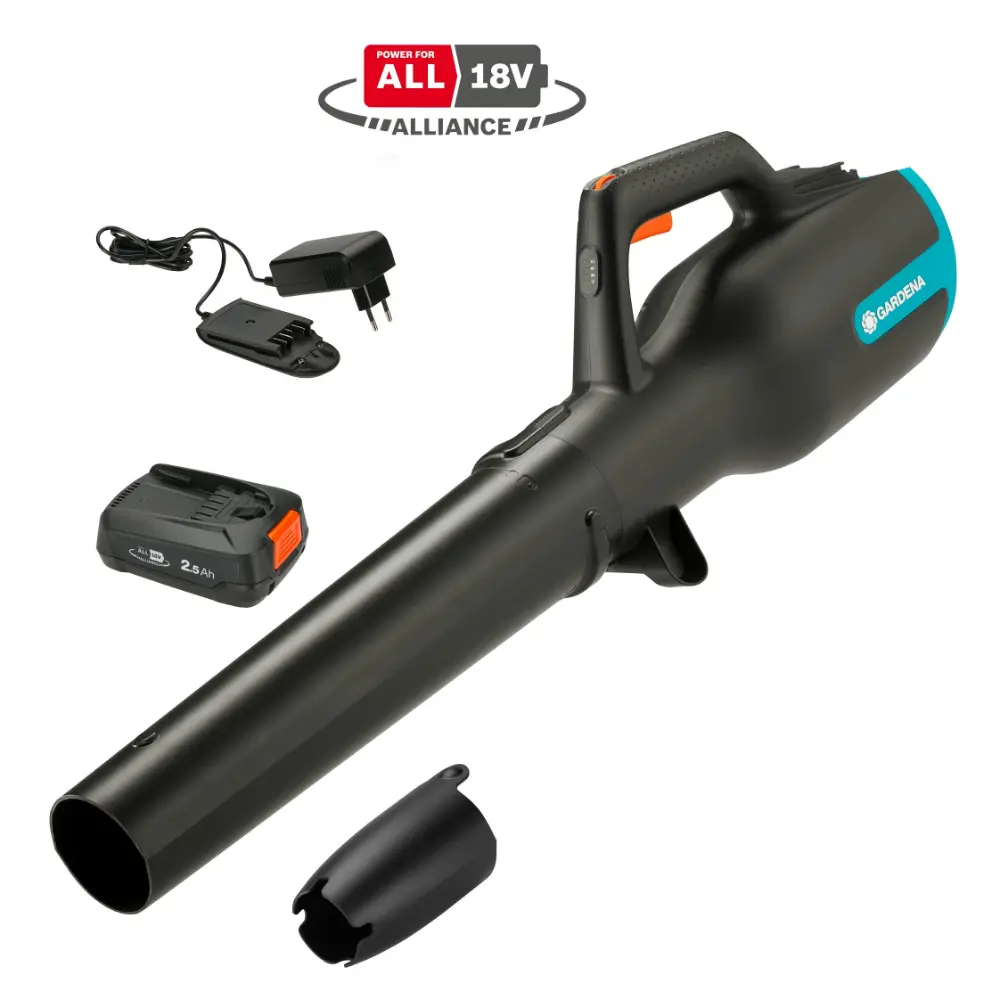 Akkupuhallin Gardena PowerJet 18V P4A set Akkupuhallin Gardena PowerJet 18V P4A set