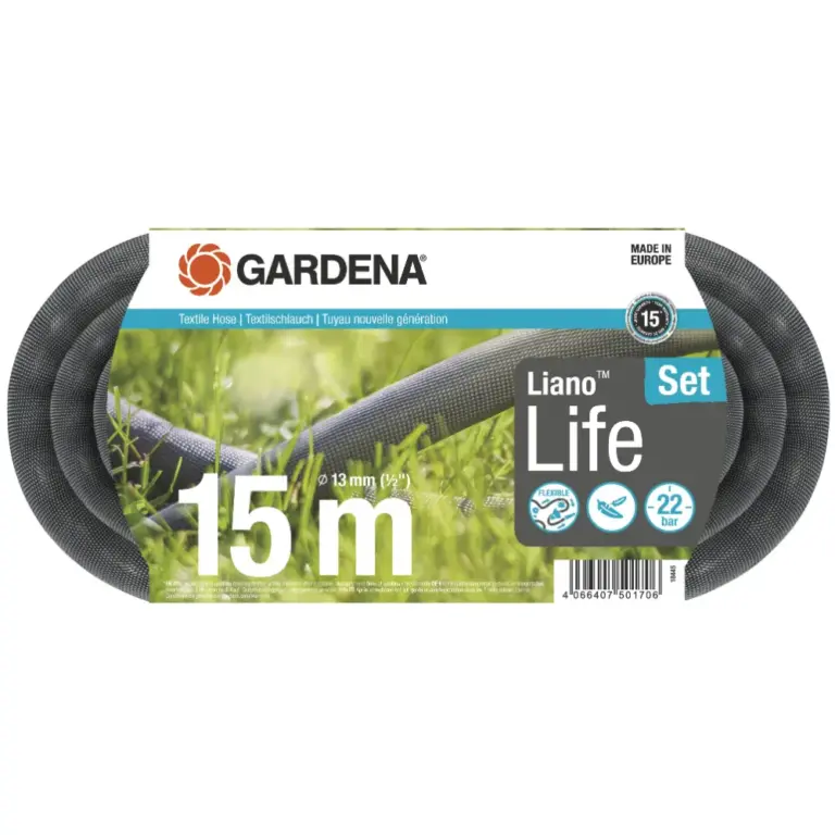 Puutarhaletku Gardena Liano™Life 15 m sarja