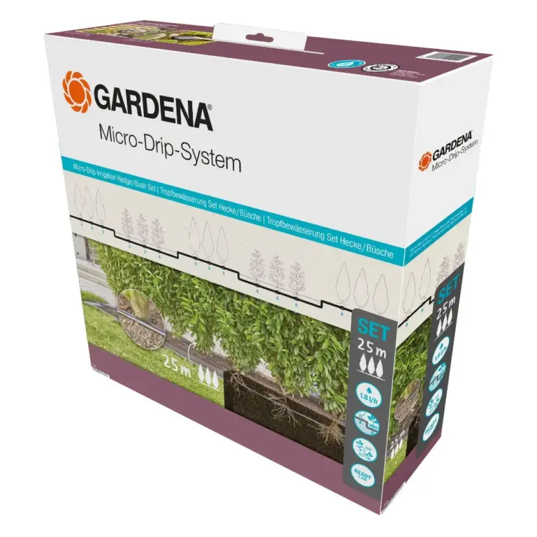 Micro-Drip-kastelusarja Gardena kasviriveille 13 mm 25 m