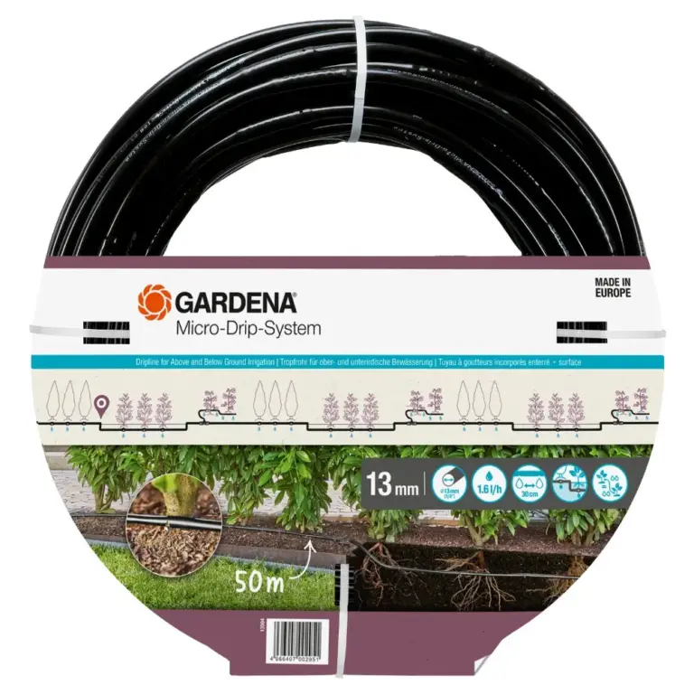 Micro-Drip-laajennussarja Gardena kasviriveille 50 m