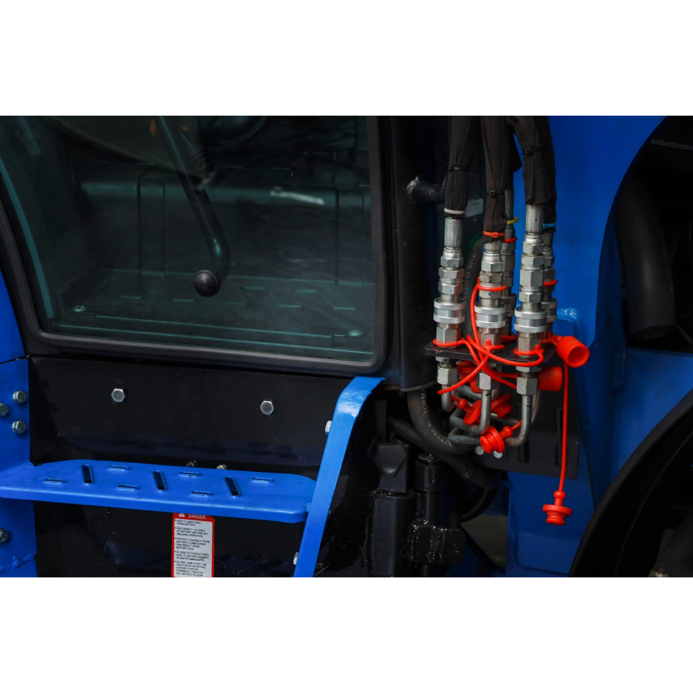 Traktori Solis 50 12+12 4WD Stage V Turbo ohjaamolla ja etukuormaajalla