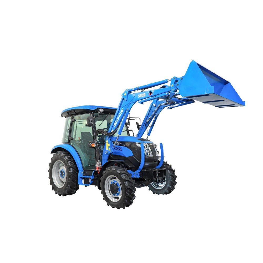 Traktori Solis 50 12+12 4WD Stage V Turbo ohjaamolla ja etukuormaajalla