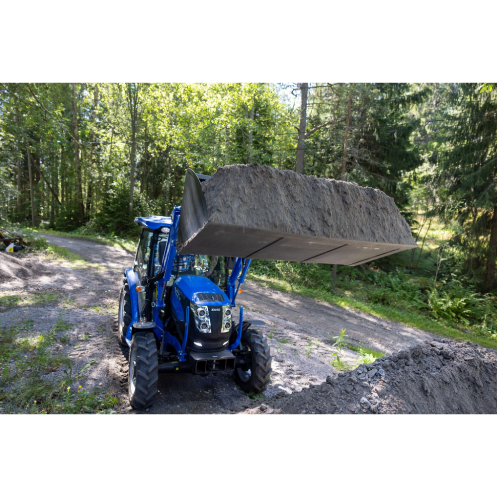 Traktori Solis 50 12+12 4WD Stage V Turbo ohjaamolla ja etukuormaajalla