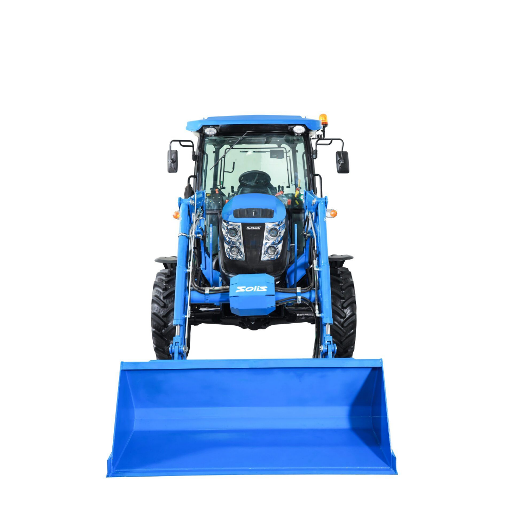 Traktori Solis 50 12+12 4WD Stage V Turbo ohjaamolla ja etukuormaajalla