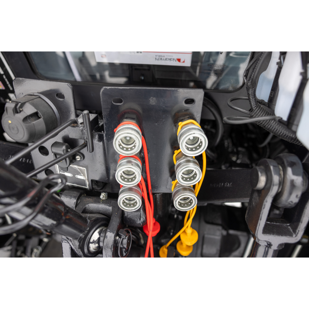 Traktori Solis 60 12+12 4WD Stage V Turbo ohjaamolla ja etukuormaajalla