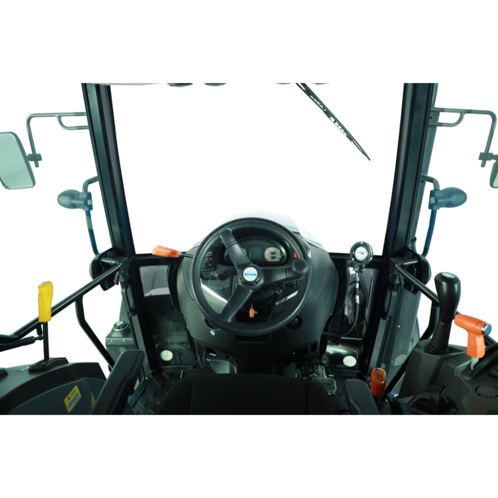 Traktori Solis 75 12+12 4WD Stage V Turbo ohjaamolla ja etukuormaajalla