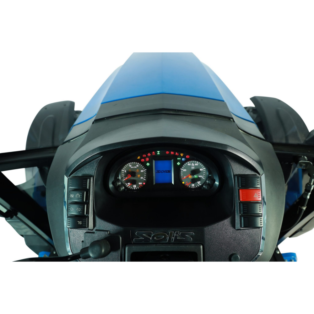 Traktori Solis 75 12+12 4WD Stage V Turbo ohjaamolla ja etukuormaajalla