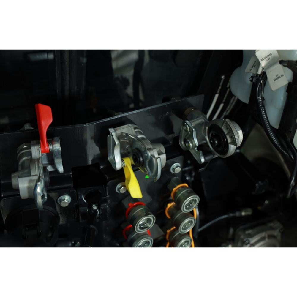 Traktori Solis 75 12+12 4WD Stage V Turbo ohjaamolla ja etukuormaajalla