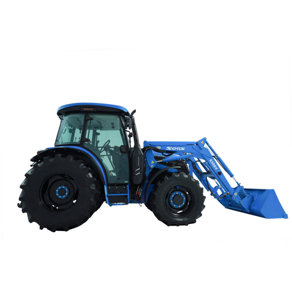 Traktori Solis 90 12+12 4WD Stage V Turbo ohjaamolla ja etukuormaajalla