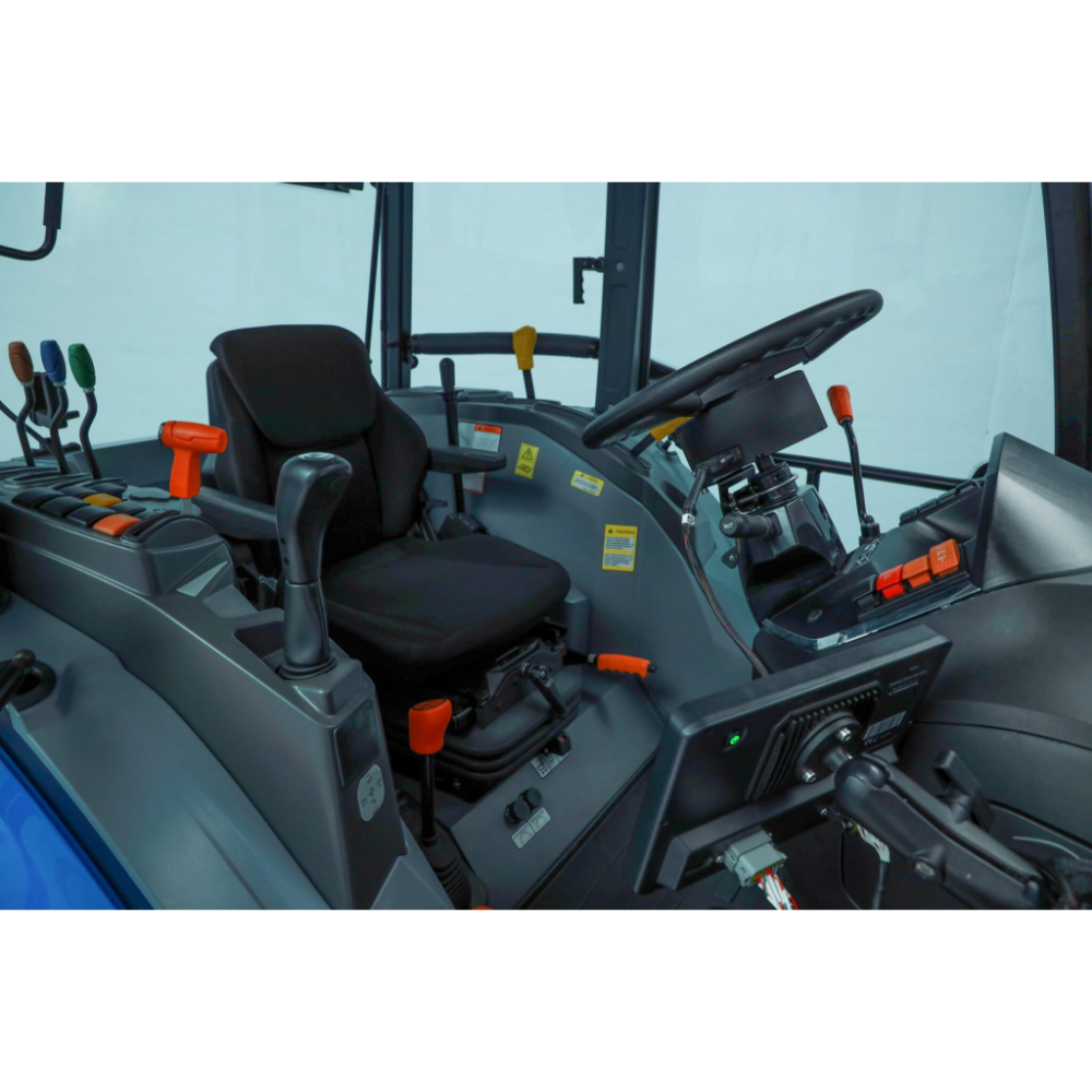 Traktori Solis 90 12+12 4WD Stage V Turbo ohjaamolla ja etukuormaajalla