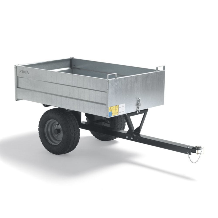 Peräkärry Stiga Pro galvanoitu 680 l / 100 kg