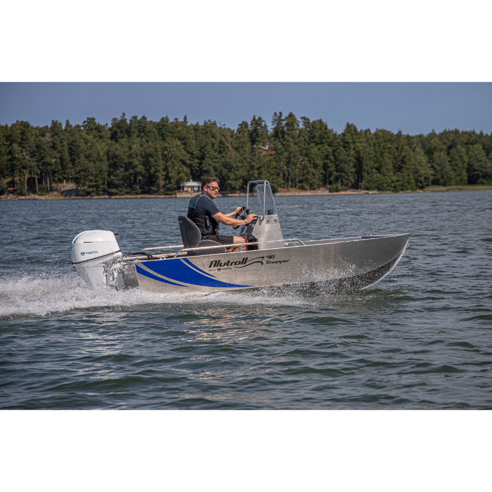 Moottorivene Alutroll 410 Snapper pro keskipulpetilla Tohatsu MFS40AWETL perämoottorilla - Image 7