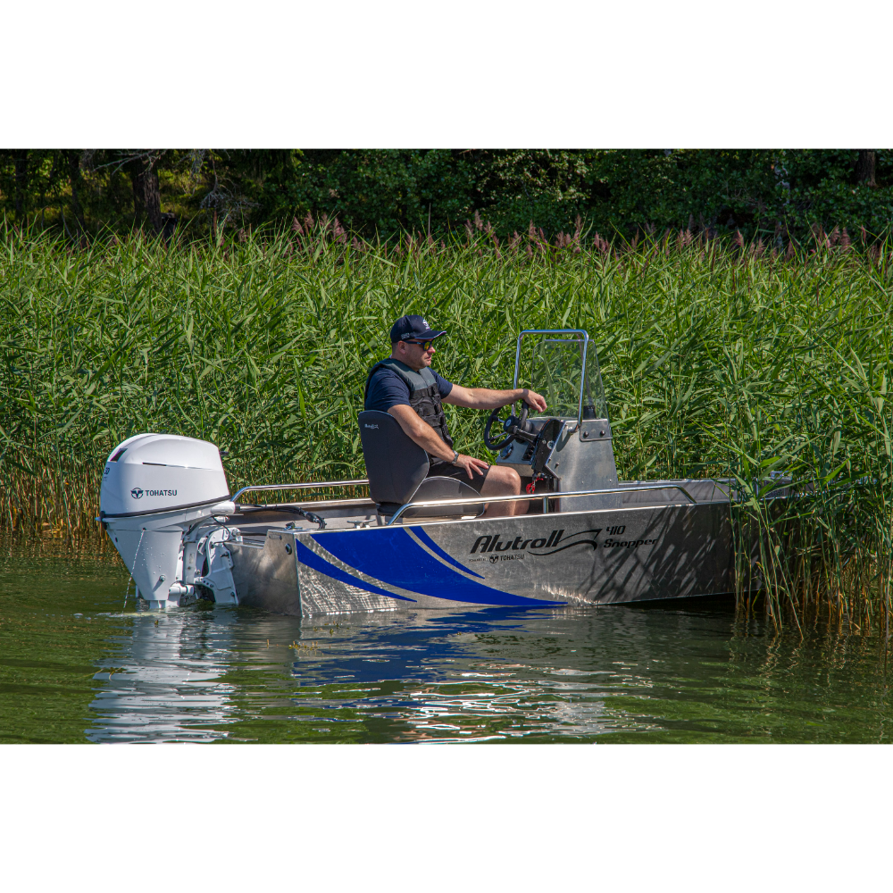 Moottorivene Alutroll 410 Snapper pro keskipulpetilla Tohatsu MFS40AWETL perämoottorilla - Image 3