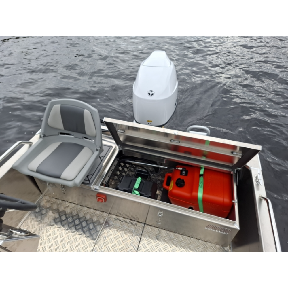Moottorivene Alutroll 410 Snapper pro sivupulpetilla Tohatsu MFS40AETL perämoottorilla - Image 7