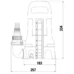 Uppopumppu Gardena 11000 kirkkaalle vedelle Aquasensor