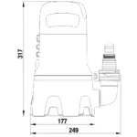 Uppopumppu Gardena 9000 likaiselle vedelle