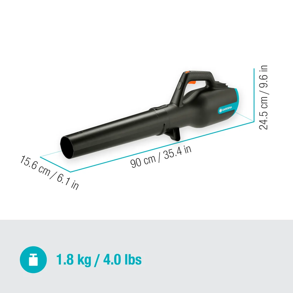 Akkulehtipuhallin Gardena PowerJet 18V