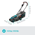 Ruohonleikkuri Gardena PowerMax 37/1800 G2