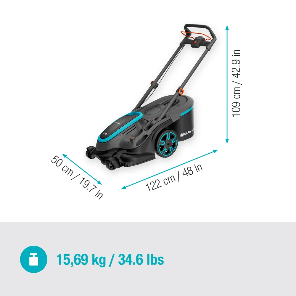 Akkuruohonleikkuri Gardena PowerMax Duo 46/36V
