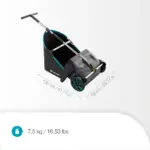 Lehtienkerääjä Gardena nurmelle ja terassikiveykselle