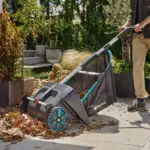 Lehtienkerääjä Gardena nurmelle ja terassikiveykselle